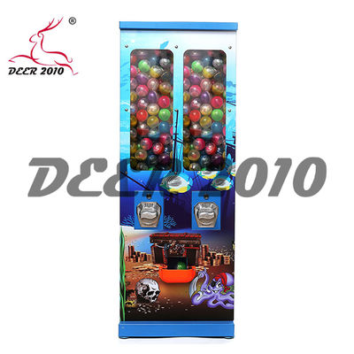 Gacha kapsül satış makinesi PMMA metal 125cm renkli çocuklar için eğlence