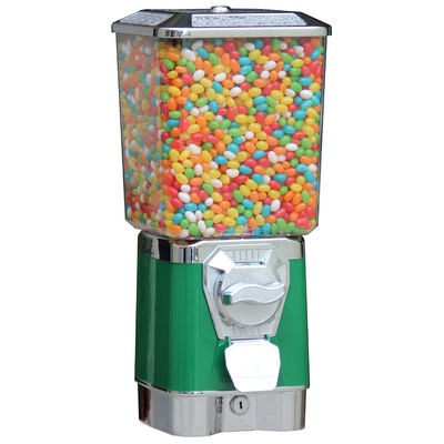 Antik gumball otomat yeşil oyun merkezi için 3.6kgs 45 CM metal